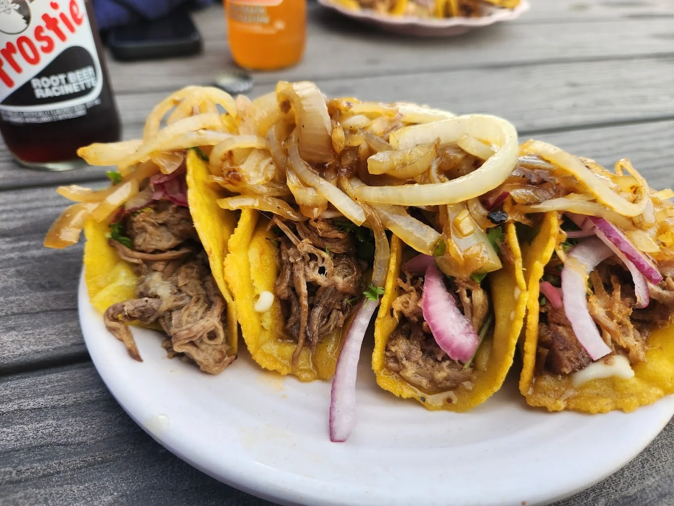 Handmade corn tortillas at Taqueria El Chingon Edmonton - fresh pressed daily for authentic tacos